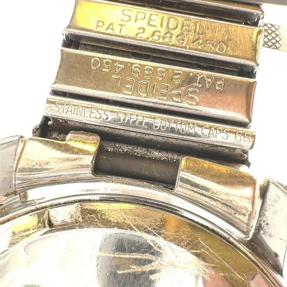 Omega Seamaster Automatic Stainless Steel 10k Gold Filled Flex Band Men's Watch